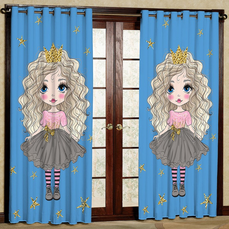 پرده مدل مخمل پانچی کد 6 سایز 140x280 سانتی متر