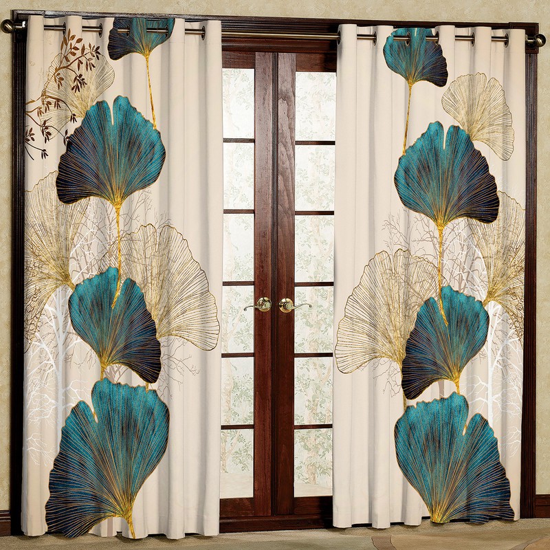 پرده مدل مخمل پانچی کد 2425T2 سایز 200x140 سانتی متر