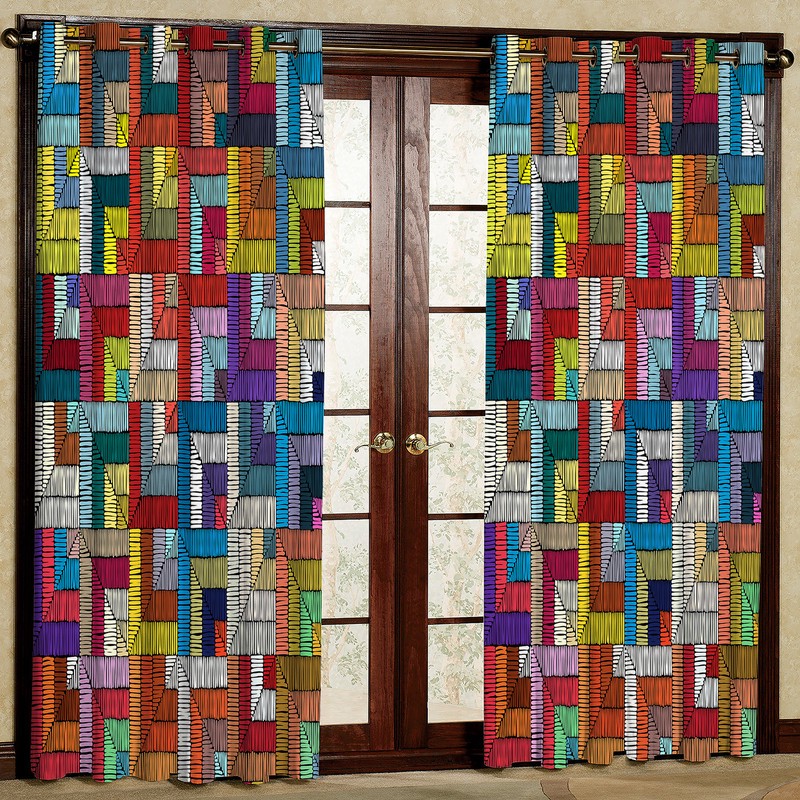 پرده مدل مخمل پانچی کد 2016 سایز 140x280 سانتی متر