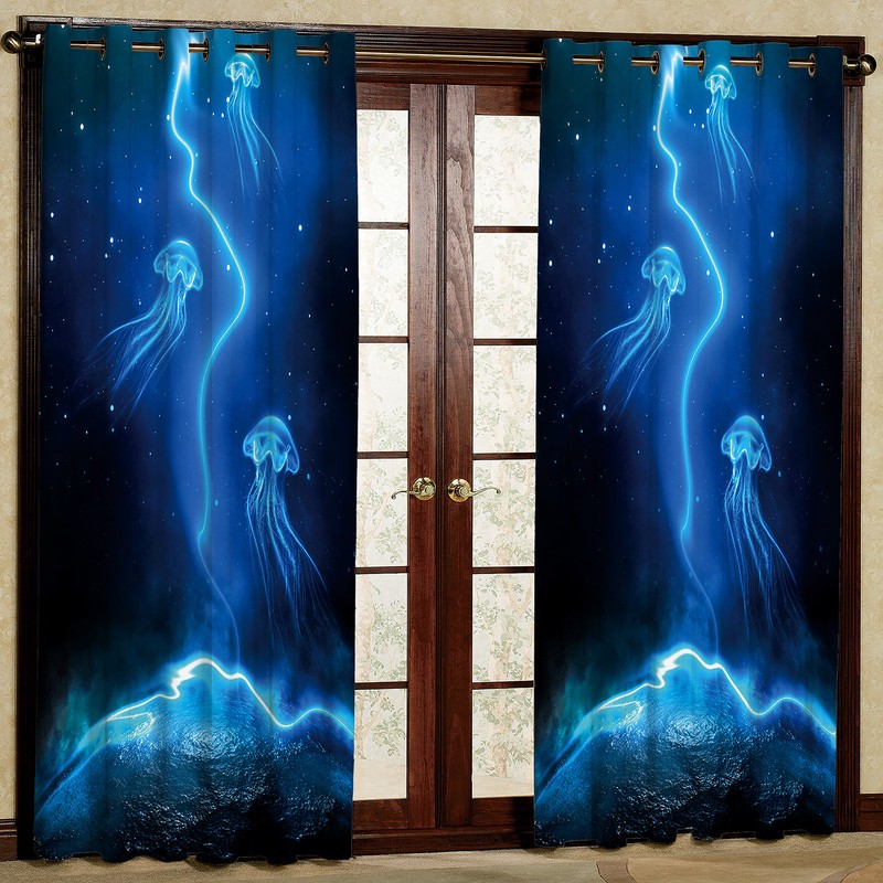 پرده مدل مخمل پانچی کد 2511 سایز 140x280 سانتی متر
