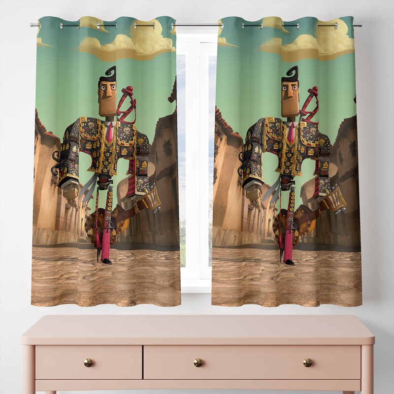 پرده مدل مخمل پانچی کد 8069 سایز 200x140 سانتی متر