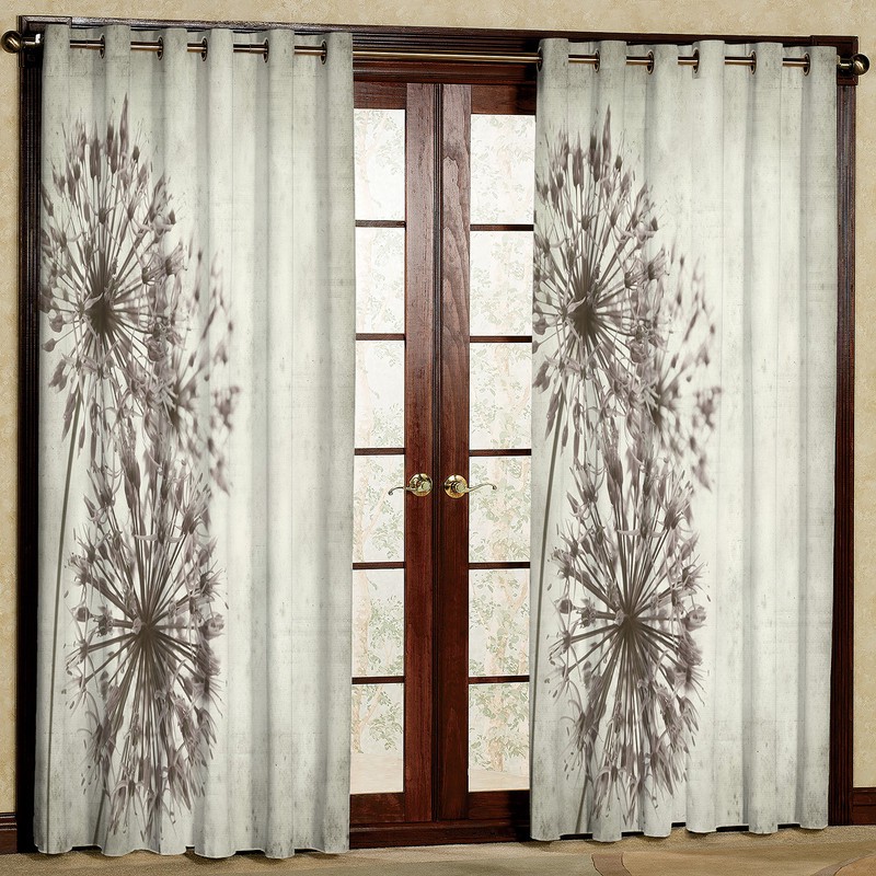 پرده مدل قاصدک مخمل پانچی کد 261 سایز 140x280 سانتی متر