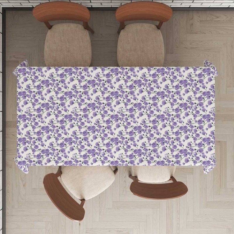 رومیزی طرح گلدار رونده کد F2RO1056