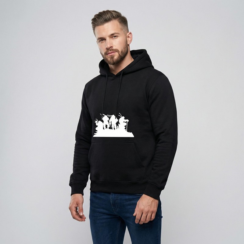 هودی مردانه طرح لاک پشت های نینجا کد K172