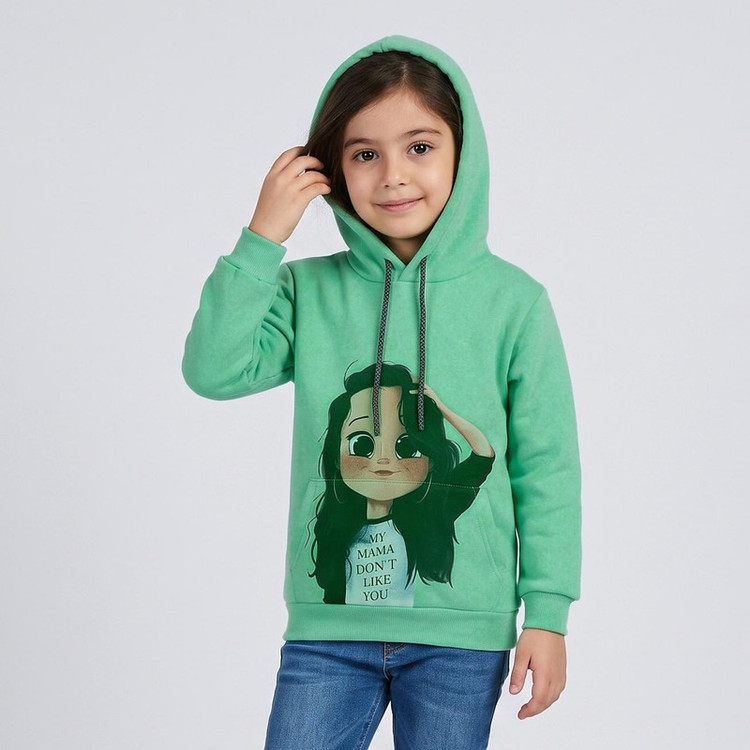 هودی دخترانه مدل دختر F09
